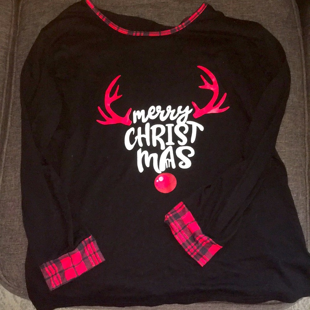 Long sleeves Christmas pajama shirt